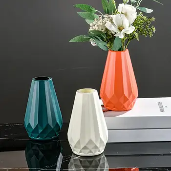Современные вазы, ваза для цветов, подставка для цветов, скандинавская ваза, Цветочная композиция, декор для гостиной, цветочный горшок Оригами, Hogar