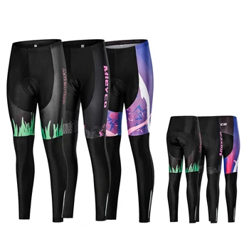 Тонкие дышащие велосипедные брюки для женщин, 5D Брюки, Разноцветные леггинсы для горного велосипеда, Спортивная экипировка Roupas Femininas