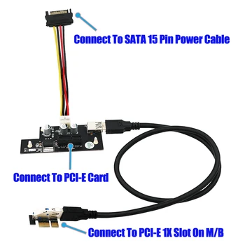 Удлинитель PCI Express от 1X до 1X удлинитель PCI e Riser Card от PCIe до PCI-e Riser Card