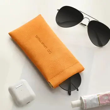 Удобная сумка для хранения солнцезащитных очков, Большая вместимость, портативный Прочный футляр для очков карманного размера