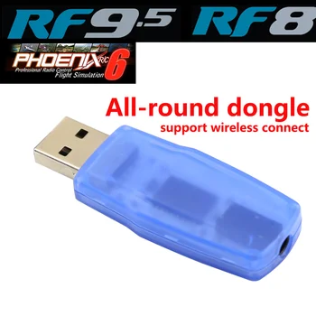 Универсальный Радиоуправляемый USB-Симулятор Полета С Кабелями All-round 8ch Dongle RF9.5 RF8 Phoenix 6.0 Golden Warrior Simulation