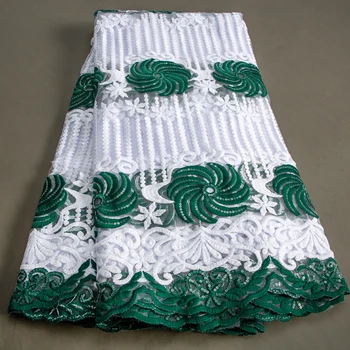 Французские кружевные ткани высокого качества 2023, расшитые блестками, Африканская кружевная ткань, Нигерийское Женское роскошное платье для свадьбы A3453