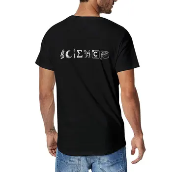 Футболка New SCIENCE (СОСУЩЕСТВОВАТЬ), летний топ, рубашка с животным принтом для мальчиков, футболки для мальчиков с коротким рукавом, мужские футболки