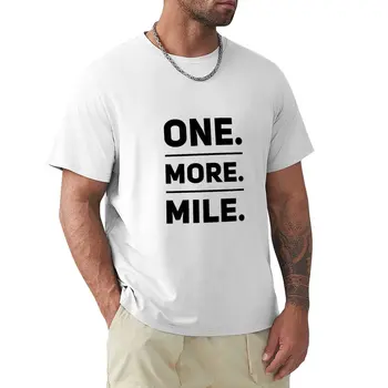 Футболка One More Mile, корейские модные летние топы, футболки на заказ, футболки с аниме, облегающие футболки для мужчин