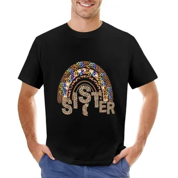 Футболка с изображением футбольной сестры, леопарда, забавная футболка с изображением футбольной сестры, День матери, эстетическая одежда, быстросохнущая футболка, простые футболки, мужские