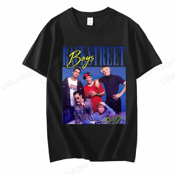 Футболка с принтом Backstreet Boys в стиле хип-хоп, Рок, мужская футболка с элементами популярной музыки, Мужская одежда, Летняя футболка с коротким рукавом, Мужская