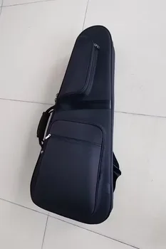 Черная сумка для гитары, подходящая для рюкзака для электрогитары headless, сумка на двойном ремне