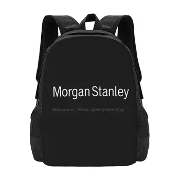 Школьный рюкзак с рисунком Morgan Stanley, Школьные сумки Jp Morgan Аналитик Morgan Stanley Bank Of America Lehmann Brothers