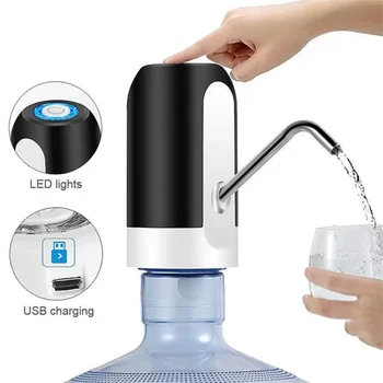Электрический водяной насос USB Зарядка Автоматический Диспенсер для воды Напитки Гаджеты для дома Насос для бутылки с водой Мини-бочковый Электрический насос