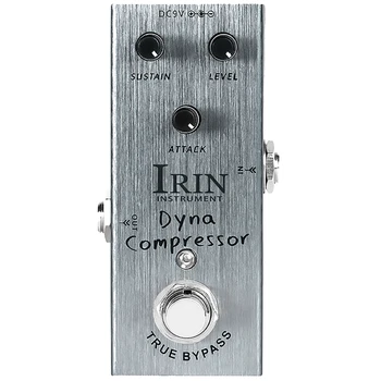 Электрогитара IRIN, Взрывной Компрессионный эффектор, Профессиональный Одноблочный Маленький эффектор, 9,2 X 4,6 X 4,3 см