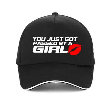 забавно, что вас только что обошла девушка, бейсболка с буквенным принтом, летняя вентиляция, женские кепки для дальнобойщиков, Регулируемые шляпы Casquette