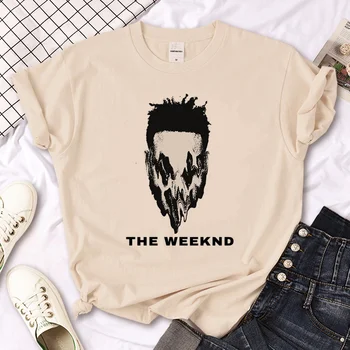 футболки the Weeknd, женская летняя футболка с изображением комиксов для девочек, забавная одежда